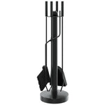 5-Delige Haardset 18X56 Cm Staal