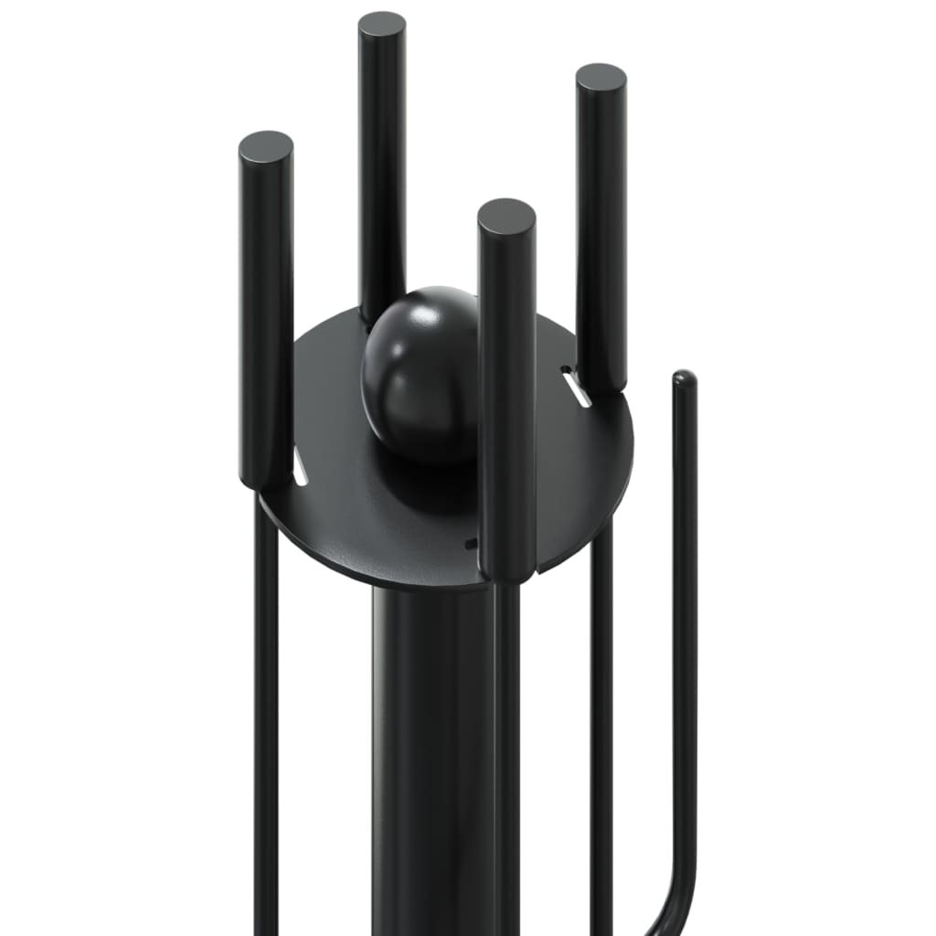 5-Delige Haardset 18X56 Cm Staal