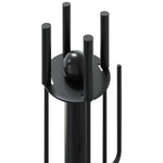 5-Delige Haardset 18X56 Cm Staal