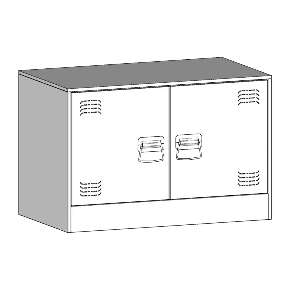 Tv-Meubel 67X39X44 Cm Staal