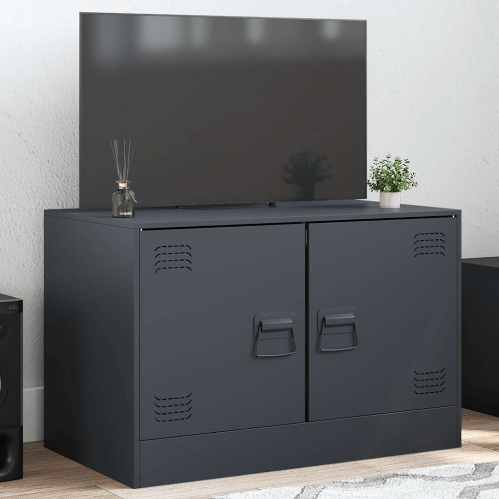 Tv-Meubel 67X39X44 Cm Staal