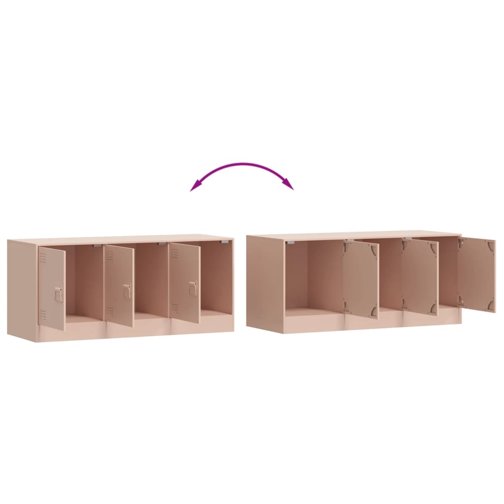 Tv-Meubel 99X39X44 Cm Staal