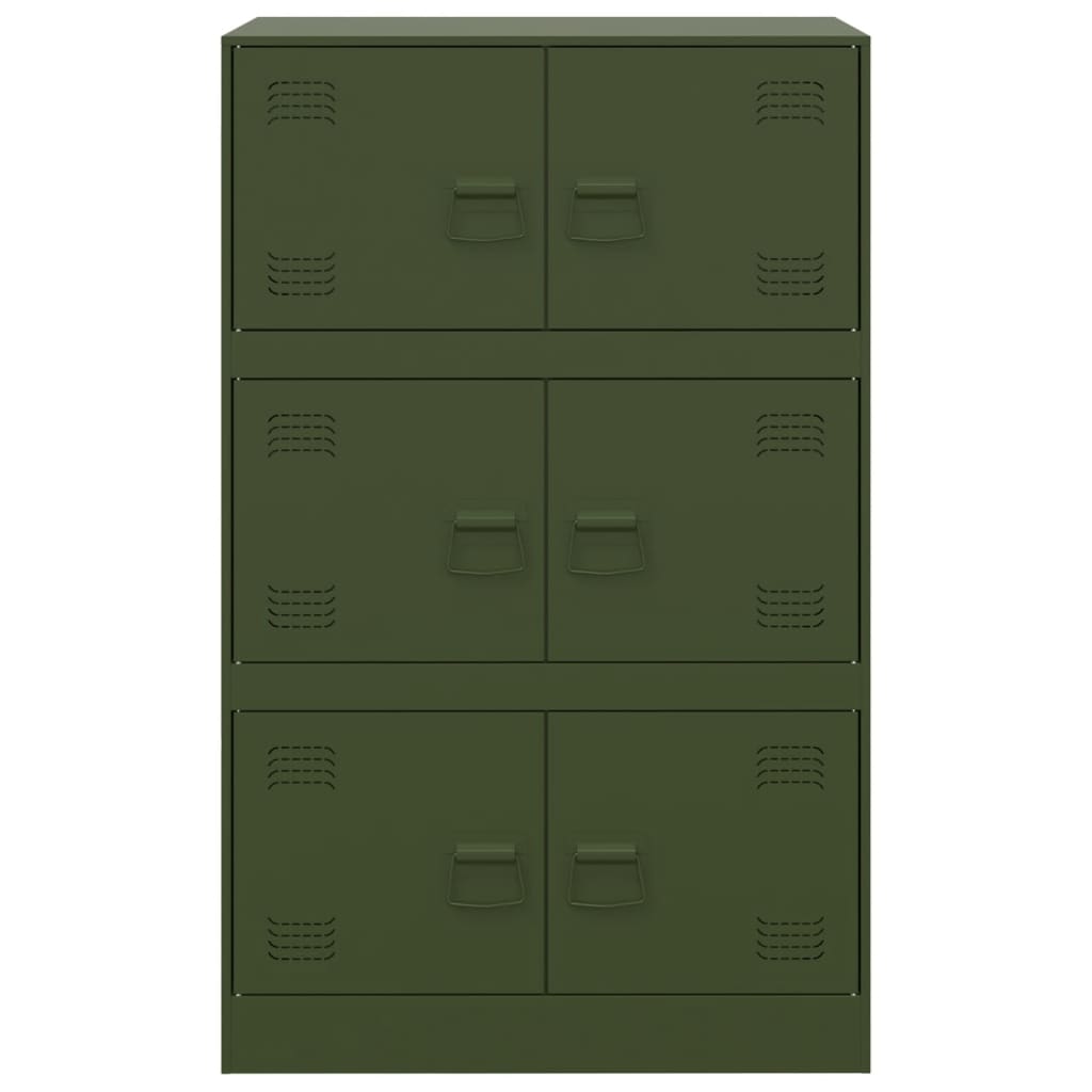 Dressoir 67X39X107 Cm Staal