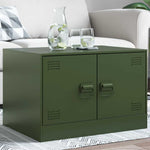 Salontafel 67X50X44 Cm Staal Kleurig
