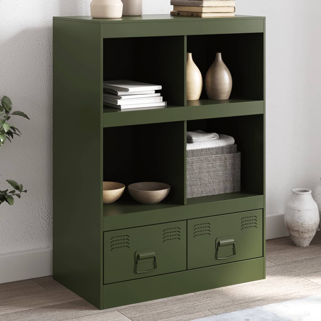 Hoge Kast 67X39X95 Cm Staal