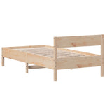 Bedframe Zonder Matras Massief Grenenhout