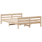 Bedframe Zonder Matras Massief Grenenhout