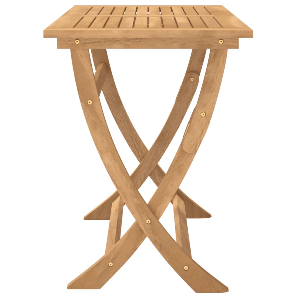 Tuintafel Inklapbaar 110X55X75 Cm Massief Acaciahout