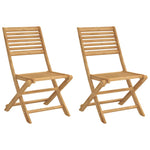 Tuinstoelen 2 St Inklapbaar 48,5X61,5X87 Cm Massief Acaciahout