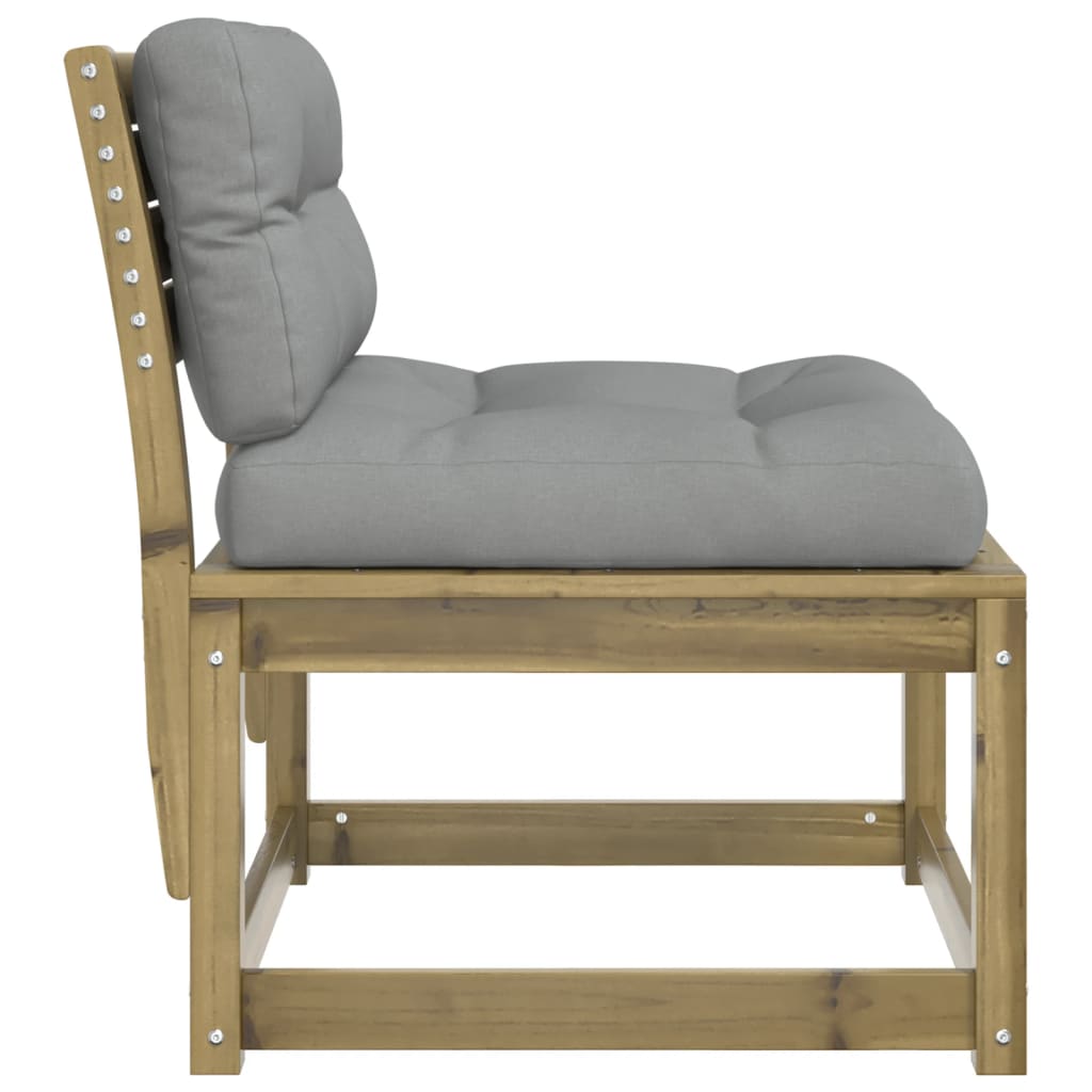 Tuinbank Met Kussens Geïmpregneerd Grenenhout