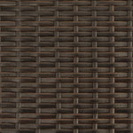 Ligbed Met Kussens Poly Rattan