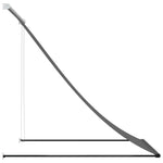 Luifel Uittrekbaar 100X150 Cm Stof En Staal Antracietkleurig