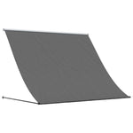 Luifel Uittrekbaar 200X150 Cm Stof En Staal Antracietkleurig