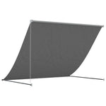 Luifel Uittrekbaar 200X150 Cm Stof En Staal Antracietkleurig