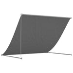 Luifel Uittrekbaar 250X150 Cm Stof En Staal Antracietkleurig