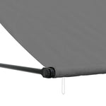 Luifel Uittrekbaar 250X150 Cm Stof En Staal Antracietkleurig