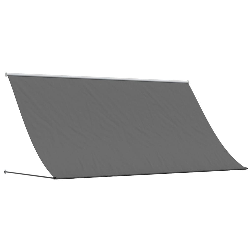 Luifel Uittrekbaar 300X150 Cm Stof En Staal Antracietkleurig