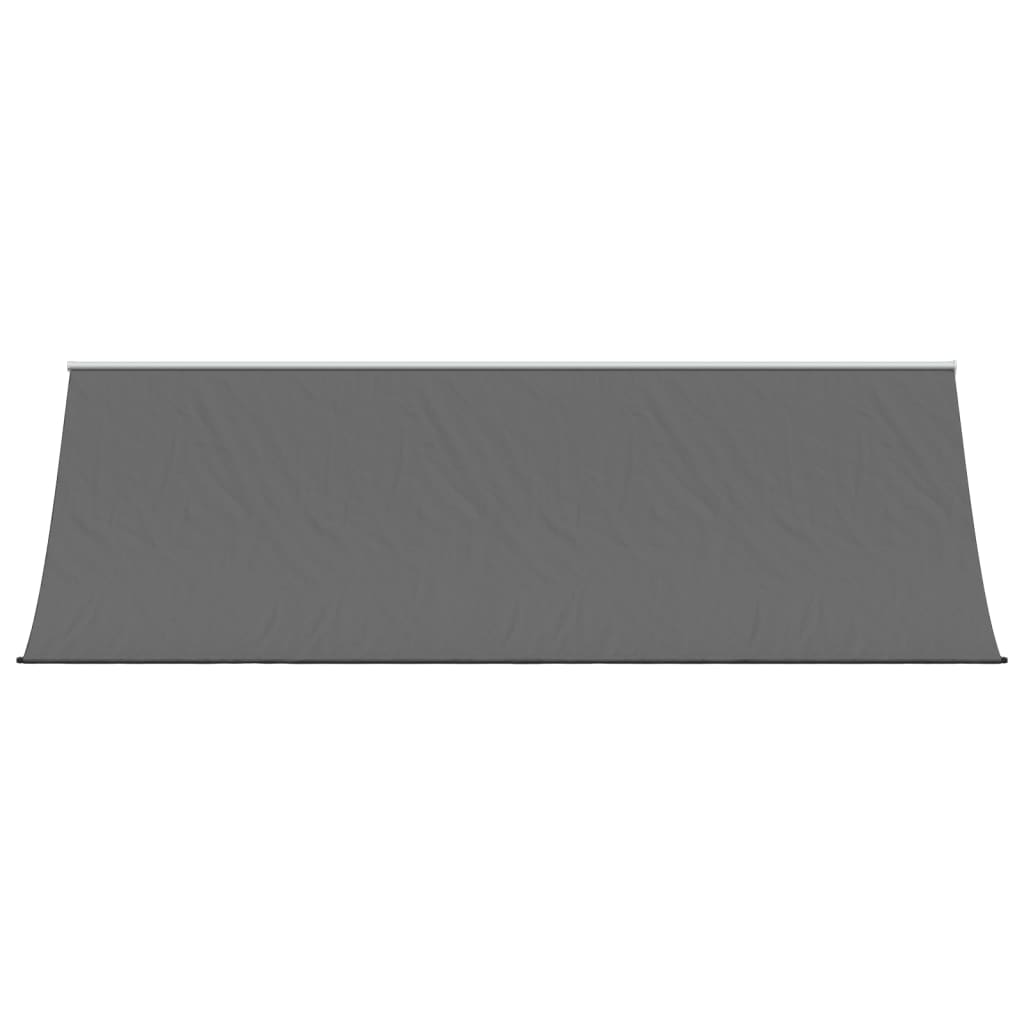 Luifel Uittrekbaar 400X150 Cm Stof En Staal Antracietkleurig