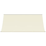 Luifel Uittrekbaar 300X150 Cm Stof En Staal Crèmekleurig