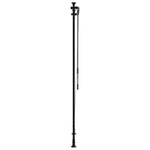 Rolgordijn Voor Buiten 100X270 Cm Stof En Staal Geel En Wit