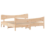 Bedframe Zonder Matras Massief Grenenhout