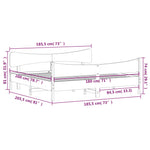 Bedframe Zonder Matras Massief Grenenhout