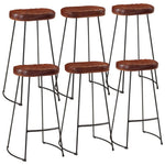 7-Delige Barset Massief Ruw Mangohout En Metaal