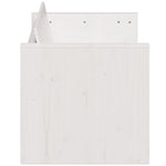 Tuinbank 3-Zits 189X60X62 Cm Massief Grenenhout Wit