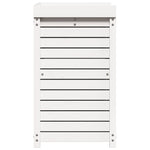 Oppottafel Met Schappen 82,5X50X86,5 Cm Massief Grenenhout Wit