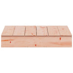 Zandbak Met Deksel 111X111X19,5 Cm Massief Douglashout