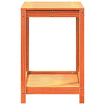 Oppottafel Met Schap 82,5X50X75 Cm Massief Grenenhout