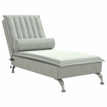 Massage Chaise Longue Met Bolster Fluweel