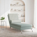 Massage Chaise Longue Met Bolster Fluweel