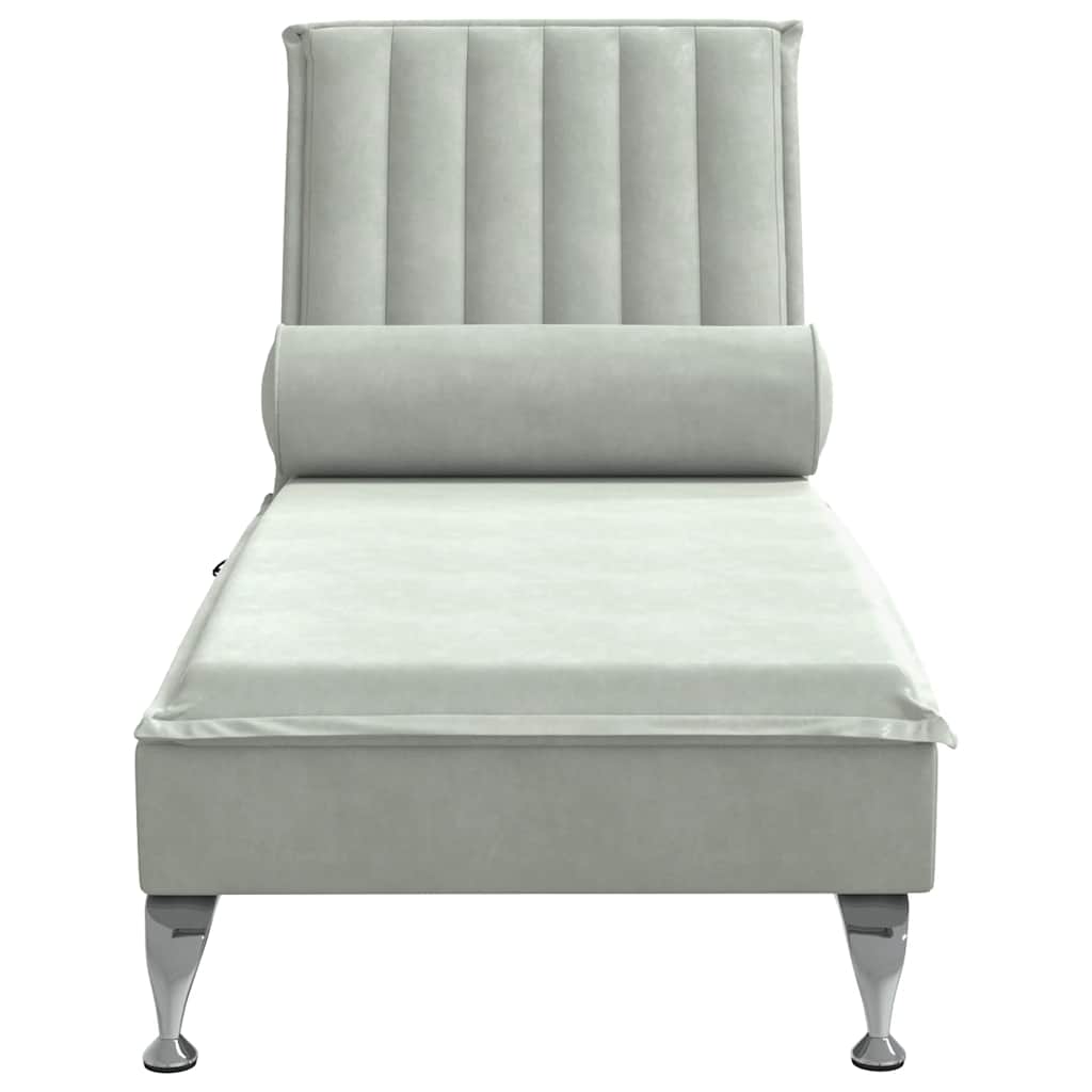 Massage Chaise Longue Met Bolster Fluweel