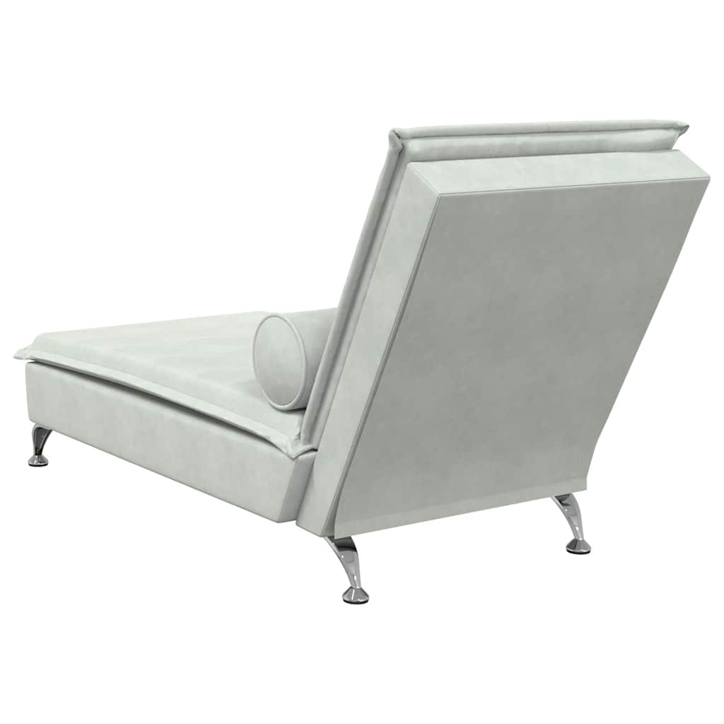 Massage Chaise Longue Met Bolster Fluweel