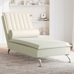 Massage Chaise Longue Met Bolster Fluweel