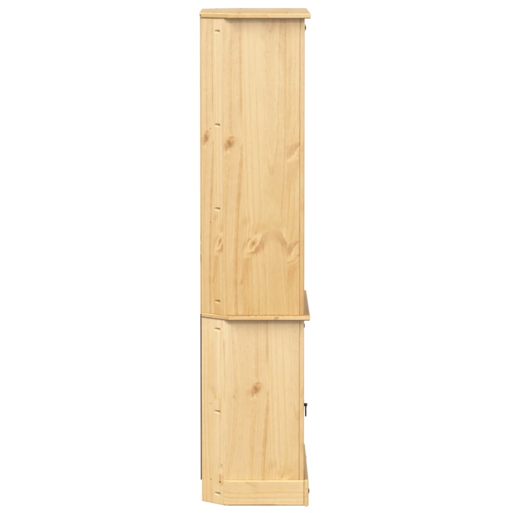 Hoge Kast Corona 74X38X170 Cm Massief Grenenhout