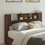 Hoofdbordkast Met Led-Verlichting 180X16,5X103,5 Cm