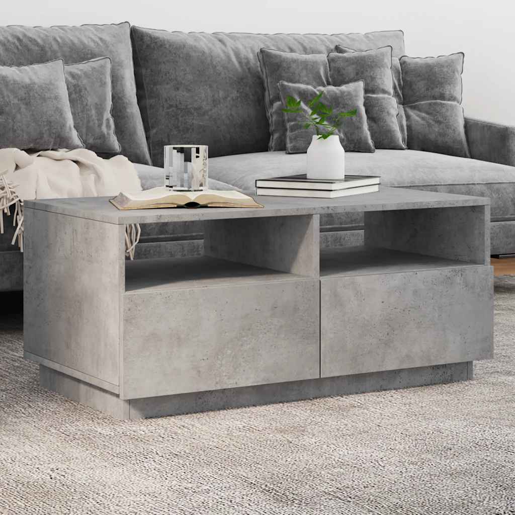 Salontafel Met Led-Verlichting Kleurig