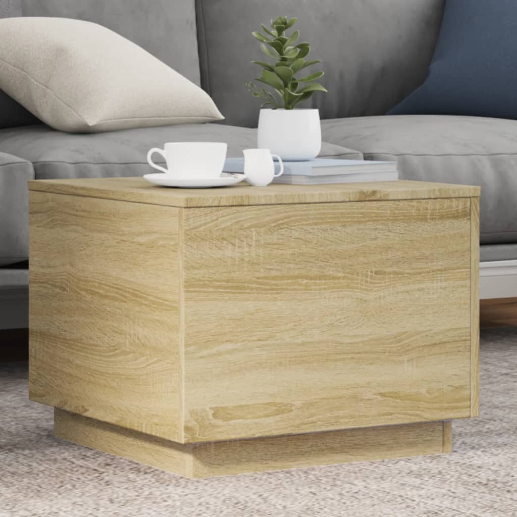 Salontafel Met Led-Verlichting Kleurig