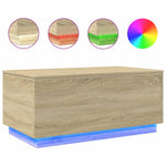 Salontafel Met Led-Verlichting Kleurig