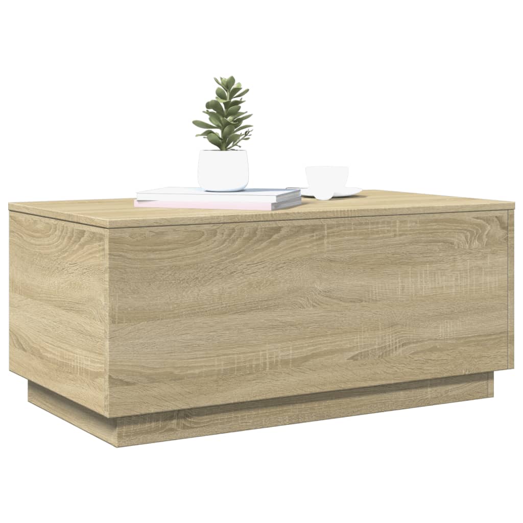 Salontafel Met Led-Verlichting Kleurig