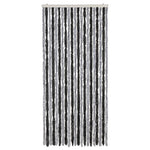 Vliegengordijn 100X230 Cm Chenille Grijs En Zwart