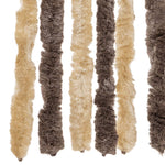 Vliegengordijn Chenille Donkerbruin En Beige Dark Brown And Beige