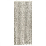 Vliegengordijn 100X200 Cm Chenille Lichtgrijs En Donkergrijs
