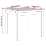 3-Delige Bistroset Poly Rattan En Acaciahout Beige