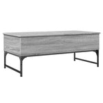 Salontafel Bewerkt Hout En Metaal
