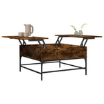 Salontafel Bewerkt Hout En Metaal