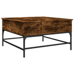 Salontafel Bewerkt Hout En Metaal