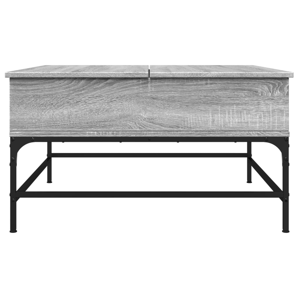 Salontafel Bewerkt Hout En Metaal